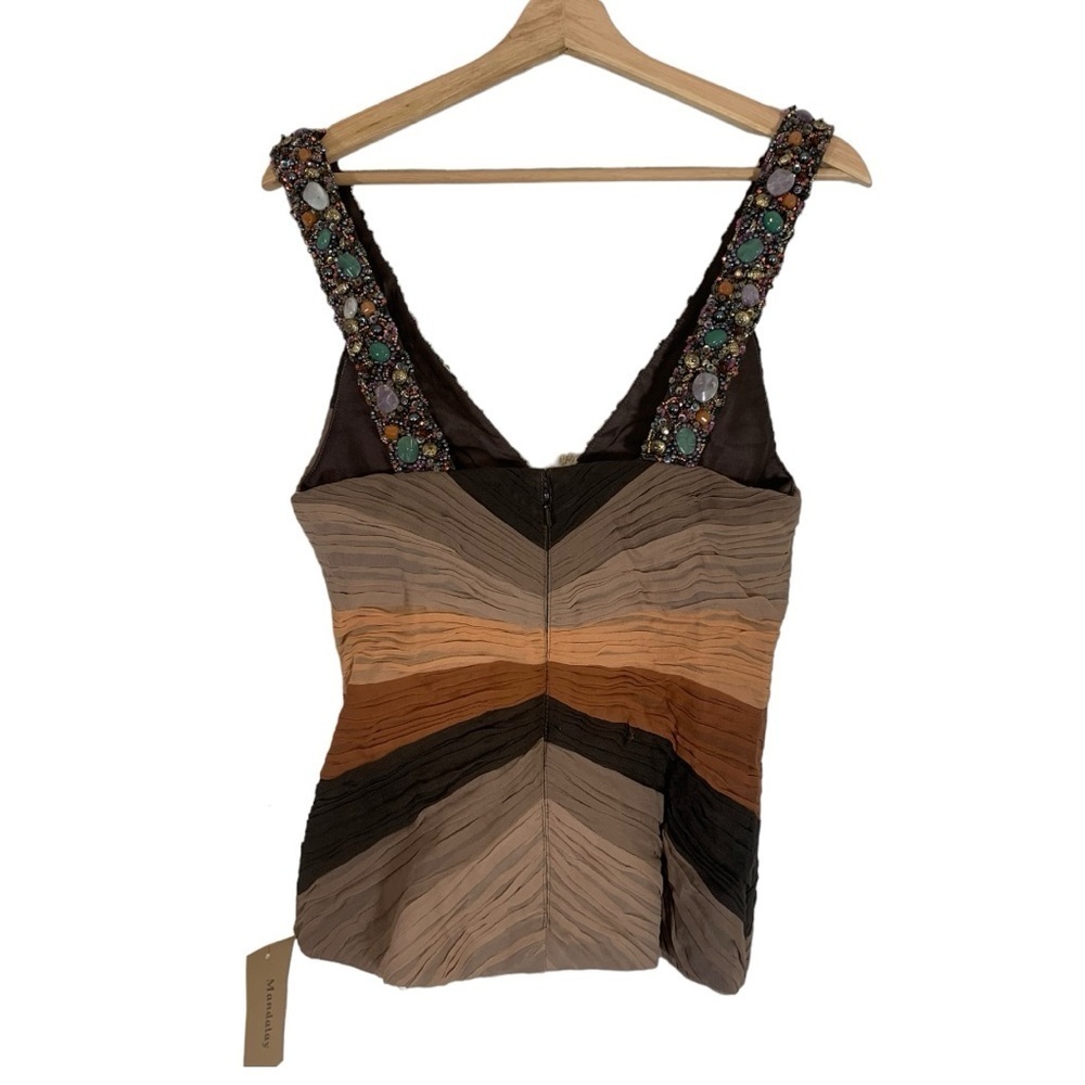 Vintage Mandalay Silk Top Size 6 NEW - Picture 2 of 10